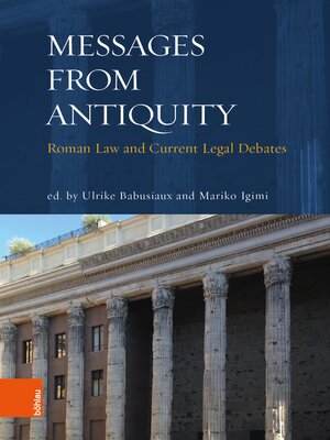 cover image of "Messages from Antiquity"
